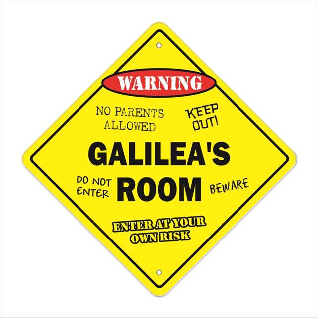 SignMission X-Galileas Room 12 x 12 Po Zone de Passage Xing Signe de Chambre - Galilée