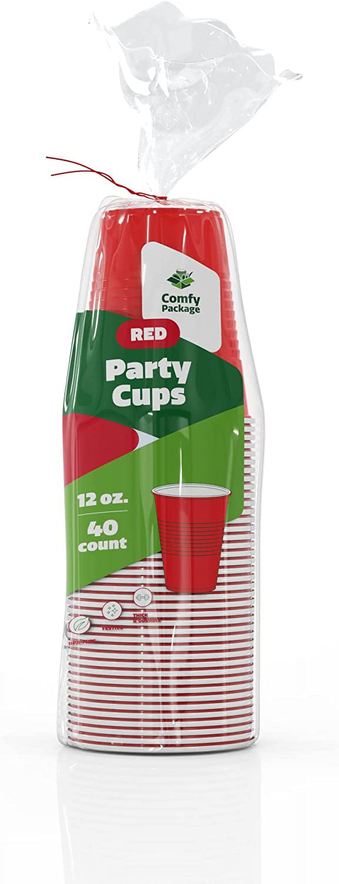 Apple Red 12 oz Plastic Cups (20ct) – US Novelty