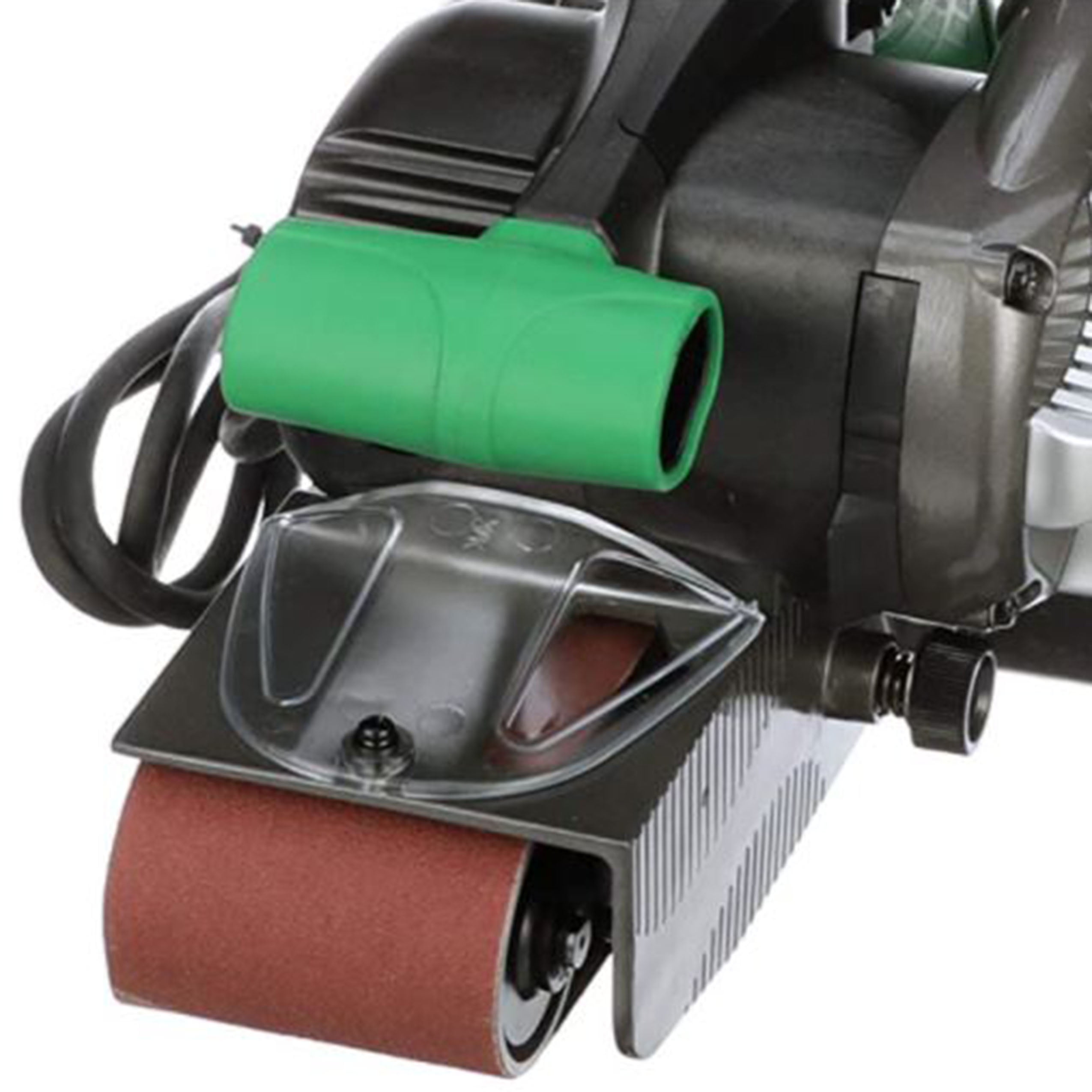 Image of Hitachi SB8V2 belt sander product page on Walmart