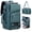 Lake Blue, variant on Large-Capacity Travel Backpack for Women | Unisex, Airline-Approved, with Shoe Compartment, Suitable for Business, Work, Gym, and Weekend Trips, Adjustable Strap, Solid Color, Casual Style