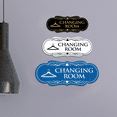 thumbnail image 3 of Designer Changing Room Sign (Navy Blue / White) - Small, 3 of 6