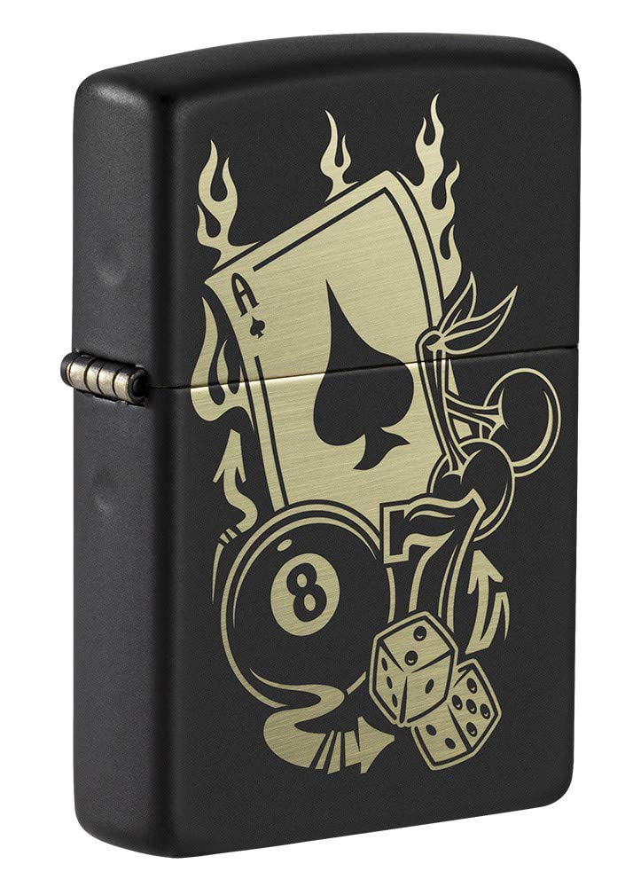 Zippo Lighter: Ace of Spades - Street Chrome 79476 - Walmart.com
