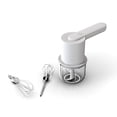 thumbnail image 2 of INTEXCA Robot Culinaire et Mélangeur Sans Fil 2-en-1 - Hachoir 300 ml avec 2 Fouets - Rechargeable par USB à 5 Vitesses - Blanc, 2 of 6