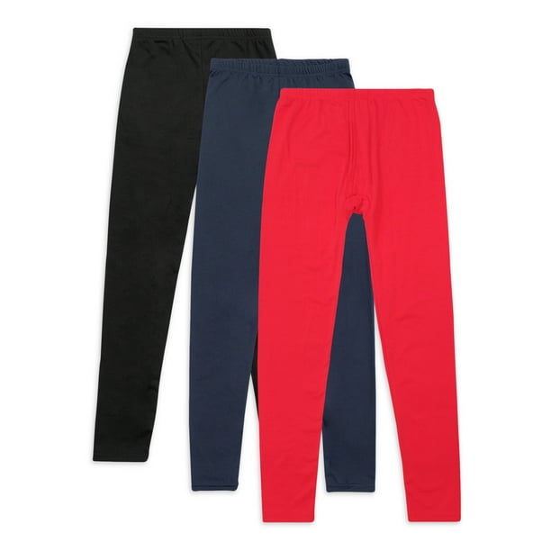 Real Essentials Real Essentials Boys Thermal Bottoms, 3 Pack Fleece