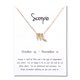 thumbnail image 1 of Xihbxyly Collar de Las Doce Constelaciones, Elegante Colgante de Oro Rosa, Elegante Joya de Aleación, Regalo Perfecto para Fiestas, Cumpleaños, Inauguración de La Casa, Ideal para Mujeres, Hermoso Ac, 1 of 2