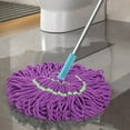 thumbnail image 4 of Self Wringing Mop For Floor Cleaning Reusable Easy Squeezed Twisting Mop With 50 Inches Long Handle And Top Scouring Pad Wet Mops For Hardwood Vinyl Tile Sales Today Clearance, 4 of 5