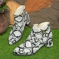 thumbnail image 6 of Women's Vintage Sued Dress Ankle Boots Casual Pointed Toe Chunky Mid Heel Fall Booties with Side Zipper, 6 of 7