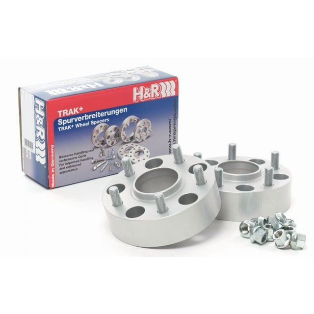 H&R Springs Wheel Spacer 30656710 Track Plus DRS Series; 5/114.3 Bolt Pattern; 15 Millimeter Width; 67.1 Center Bore; Stud Mount; Set Of 2