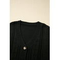 thumbnail image 6 of Casual Open Knit Sweater Cardigan with Slouchy Drop Shoulder Design for Daily Wear - [ZhiHiMeRi] | (US 8-10)M, 6 of 10