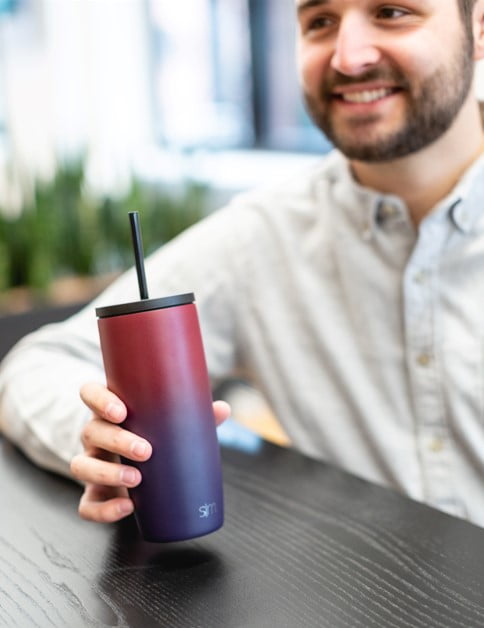 Simple Modern 20 fl oz Stainless Steel Classic Tumbler with Lid and Straw