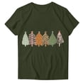 thumbnail image 2 of Fiudx Ofertas y Liquidaciones Blusa de Manga Corta con Estampado de Moda para Mujer, Divertida Camiseta con Cuello Redondo, 2 of 3
