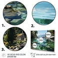 thumbnail image 3 of Designart "Tranquil French Riviera Calm Waters I" Landscapes Wall Art Living Room, 3 of 5