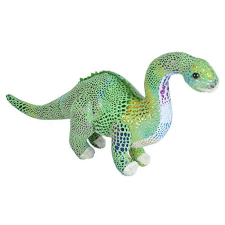 Wild Republic Diplodocus Plush, Dinosaur Stuffed Animal, Plush Toy, Gifts for Kids, Glitter 15"