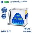 thumbnail image 4 of DK SONIC Ultrasonic Cleaner with Digital Timer and Basket for Denture, Coins, Small Metal Parts, Record, Circuit Board, Daily Necessaries, Lab Tools,etc (2L, 110V), 4 of 5