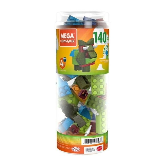 Mega Construx Wonder Builders Building Tube - 140 Pieces