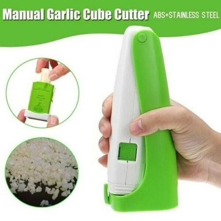 Garlic Press,Multi-Purpose Garlic Press Cuber Presser Grater Chopper Mincer  Kitchen Tool 