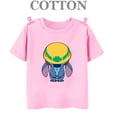 thumbnail image 4 of Camiseta de algodón con estampado de Anime Kawaii Stitch para niños, camisetas de verano para niños, camisetas casuales de manga corta con múltiples dibujos animados para niñas, 4 of 5