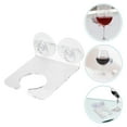 thumbnail image 3 of Soporte para copa de vino de baño, estante para copa de vino transparente, soporte para una sola taza, soporte para bebidas de ducha, 2 uds., 3 of 8