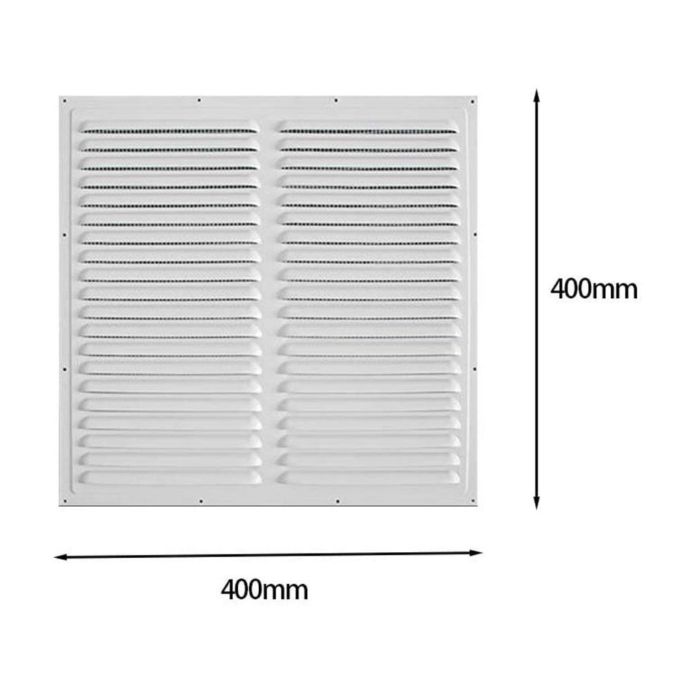 Square Metal Vent Cover for Soffit Ventilation with Mesh for Indoor and Outdoor