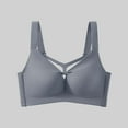 thumbnail image 2 of YUGYXL Womens Full Coverage Bras Wireless Seamless Push Up Bra Comfortable Tshirt Bralette Tshirt Bralettes Navy M, 2 of 5