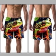 thumbnail image 3 of luoweisi Men's Beach Shorts Quick Dry Swim Trunks with Mesh Lining Frog M, 3 of 5