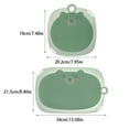 thumbnail image 4 of Injueey Resbalón anti determinado del tablero adhesivo del corte de la fruta resistente al moho de alta densidad y borde anti del Cocina y Comedor Verde trompeta, 4 of 6