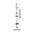 thumbnail image 4 of BKER Stainless Steel Wind Chime Hanging Ornament Circular Heart Shaped Spiral Design For Bird Deterrence, 4 of 5