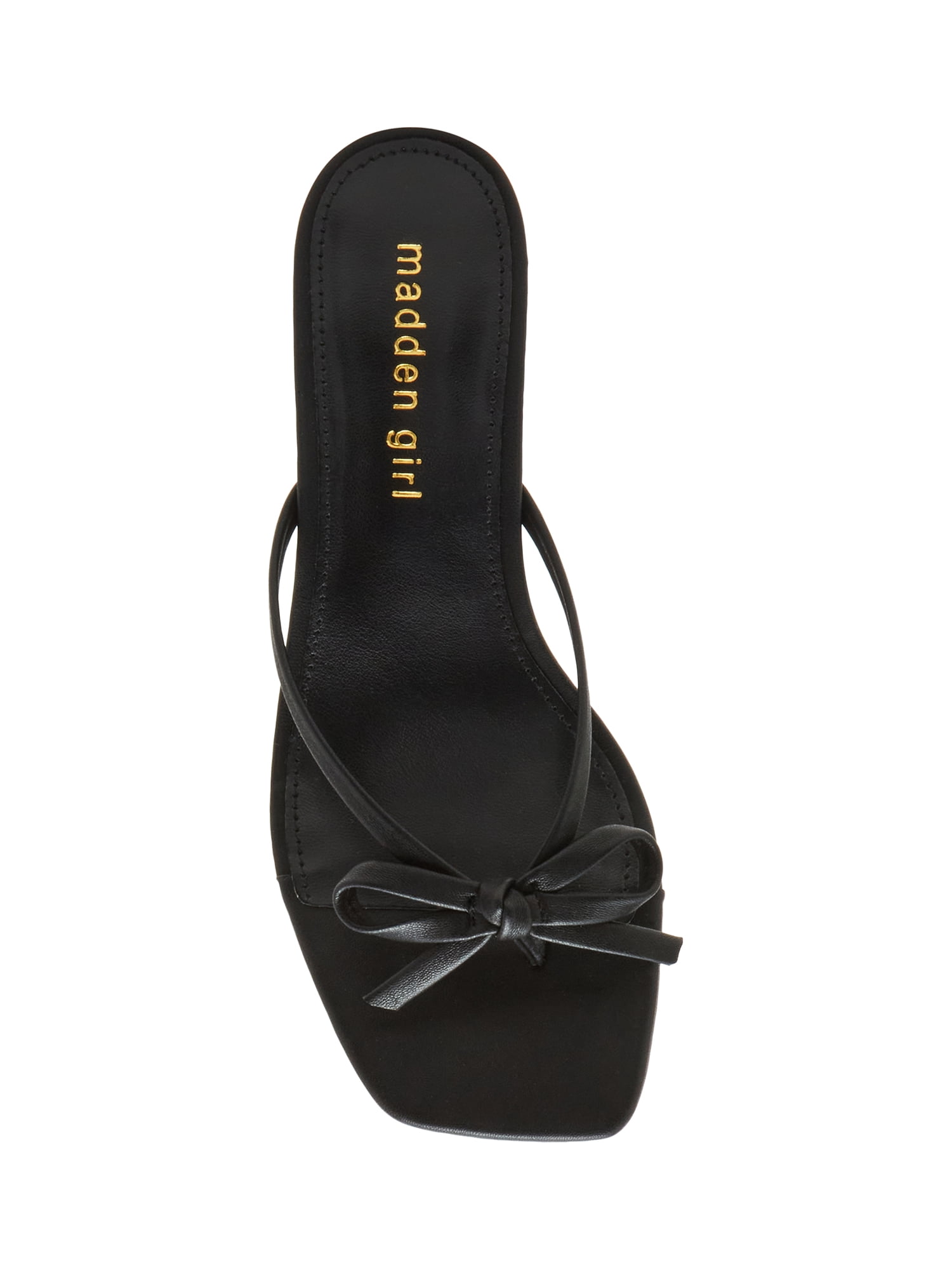 Madden Girl Women's Charlotte Thong Kitten Heel with Bow
