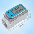 thumbnail image 4 of Turbine LCD Screen Digital Flow Rate Gauge for Monitoring Fluid Dynamics, 4 of 5