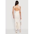 thumbnail image 3 of Women's Sleeveless Open Back Maxi Dress with Zip Back, 3 of 3