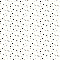 Timeless Treasures Halloween Mini Spiders and Dots on White 100% Cotton Price per Yard