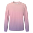 thumbnail image 2 of Boys Girls Sun Protection Swim Shirts,Long Sleeve Gradient Pattern Rash Guards,Suitable for Beach,Pool and Water Sports, 2 of 5