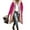 06# Hot Pink, variant on Womens Sherpa Fleece Lined Jackets Oversized Shearling Reversible Overcoats Long Winter Puffer Coats Outerwear White S