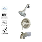 WMF-8218M-BN - Hybrid Pressure Balancing Bath and Shower Sets, Brushed Nickel