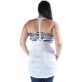 thumbnail image 2 of Material Girl Active Juniors’ Braided-Back Graphic Tank Tops, White, X-Large, 2 of 4