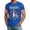 Blue, variant on Independence Day Shirts for Men USA Flag Spliced Patriotic 250 USA Anniversary Men's Shirts Crew Neck Short Sleeve Fourth of July Shirts, White XL