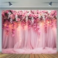 thumbnail image 2 of Tapiz romántico para colgar en la pared, rosa y orquídea, 150 x 130 cm, 2 of 3