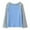 Light Blue, variant on Tshirts for Girls Color Block Long Sleeve Shirt Girls Crew Neck Tees Fall Tops Girls Size 6-7 Years Clothes