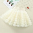 thumbnail image 2 of Daznico Girls' Solid Tutu Skirt – Versatile Pleated Petticoat for Everyday & Party,Mardi Gras Clothing,Mardi Gras Skirt,120, 2 of 3