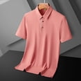 thumbnail image 5 of Men's Ice Silk Quick Dry Short Sleeve Polo Shirt, 5 of 7