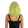 thumbnail image 5 of Blonde and Green Wavy Wig, 5 of 5