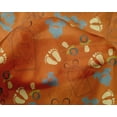 thumbnail image 4 of oneOone Silk Tabby Orange Fabric Clothes|Footprint & Baby Feeder Kids Quilting Supplies Print Sewing Fabric By The Yard 42 Inch Wide, 4 of 4