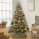 thumbnail image 4 of Adornos navideños de plástico irrompible de 91 cm | Paquete de 16 bolas colgantes perladas en rojo, azul y rosa | Decoración navideña para interiores y exteriores, ideal para el hogar y fiestas, 4 of 7