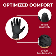 Dealmed Medical Exam Gloves – 90 Count Black 2X-Large Nitrile Gloves, Disposable, Non-Irritating and Latex Free Gloves, Multi-Purpose Use for a First Aid Kit and Medical Facilities