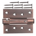 thumbnail image 1 of Shisuyan Aluminum Hinge Dark Brown 2Pcs 3.9In X 3In, 1 of 8