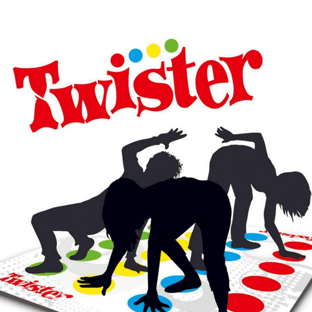 ZTANRWQ Twister Jeu , Jeu Twister Enfant , Twister Jeux pour Enfants &  Adultes ,Jeu de Societe Fun