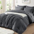 thumbnail image 1 of Juego de edredón SunStyle Home Full/Queen, 7 piezas, gris oscuro, 1 of 8
