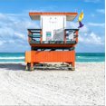 thumbnail image 2 of Art.com Miami Beach I Stretched Canvas Print Wall Art by Richard Silver, 24" x 24", 2 of 4