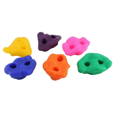 25 Textured Rock Climbing Holds with Installation Hardware - Climbing Grips for Your DIY Rock Stone Wall