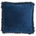 thumbnail image 2 of Nourison Shag Solid Navy Decorative Throw Pillow , 20" x 20", 2 of 3